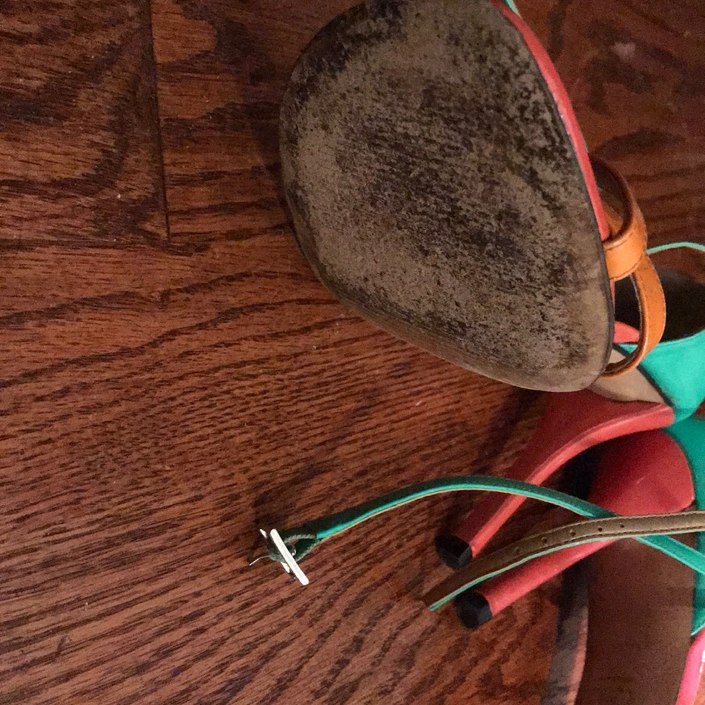 Multi Colored Stuart Weitzman Heels - image 3